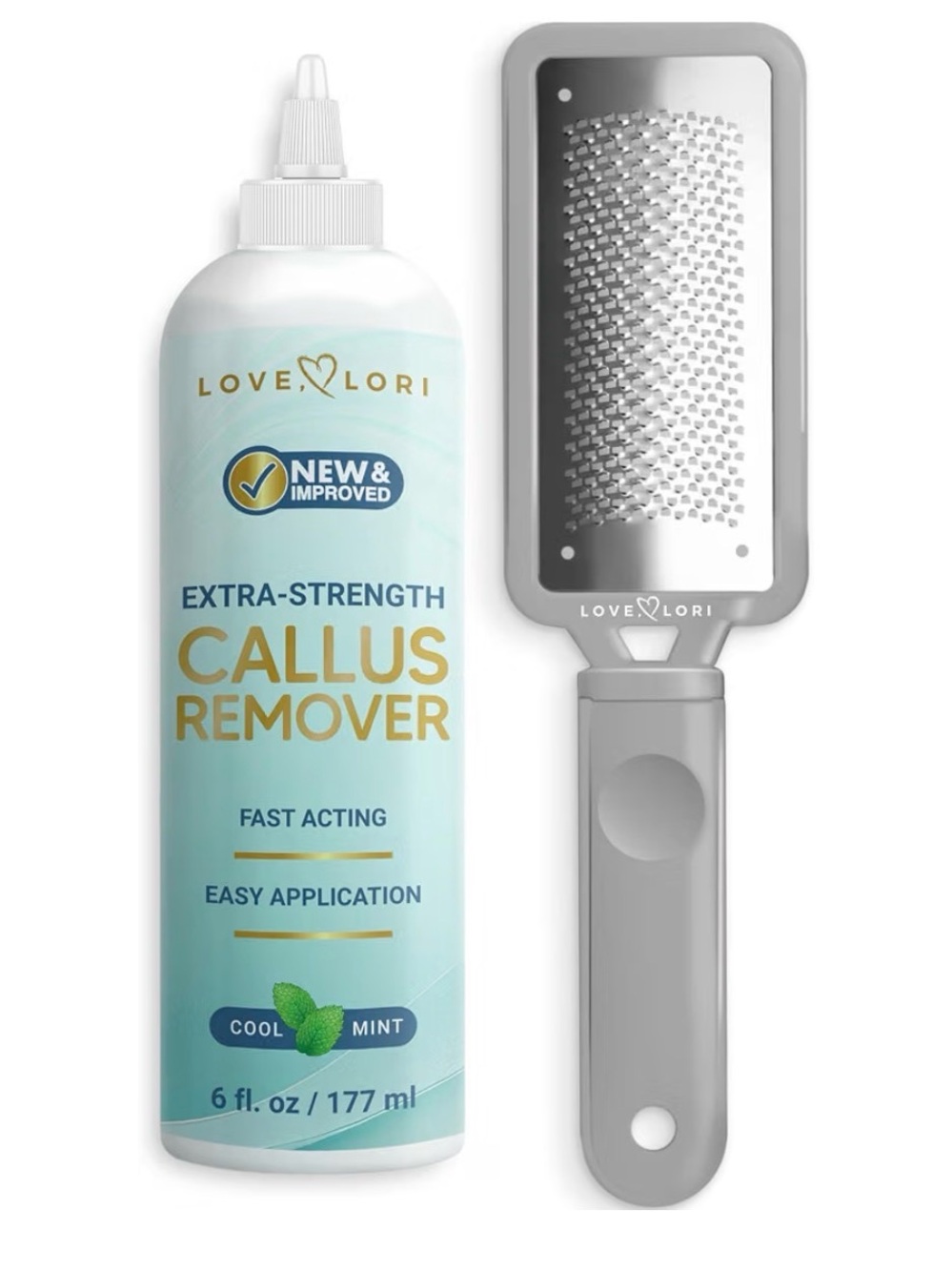 Extra-Strength Cool Mint Callus Remover with Gray Foot File